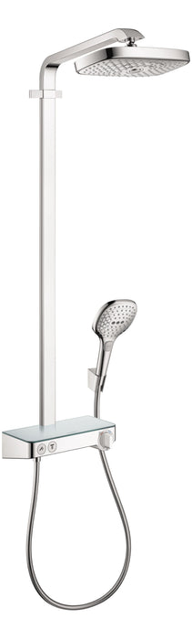hansgrohe Raindance Select E Showerpipe 300 with Select Shower Controls, 2.0 GPM, chrome