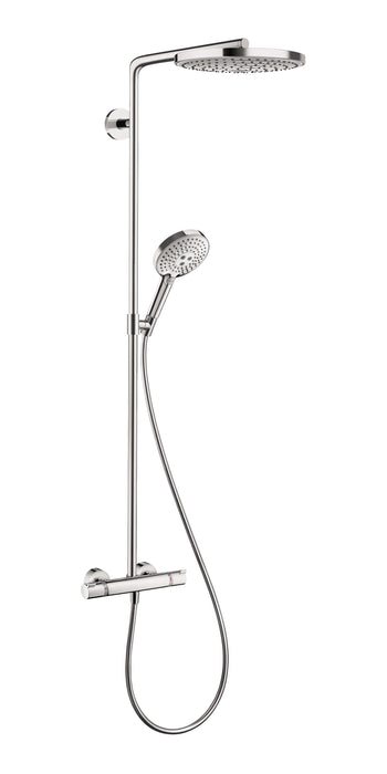 hansgrohe Raindance Select S Showerpipe 240 2-Jet, 2.5 GPM, chrome