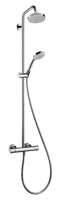 hansgrohe Croma Showerpipe 150 1-Jet, 2.0 GPM, chrome