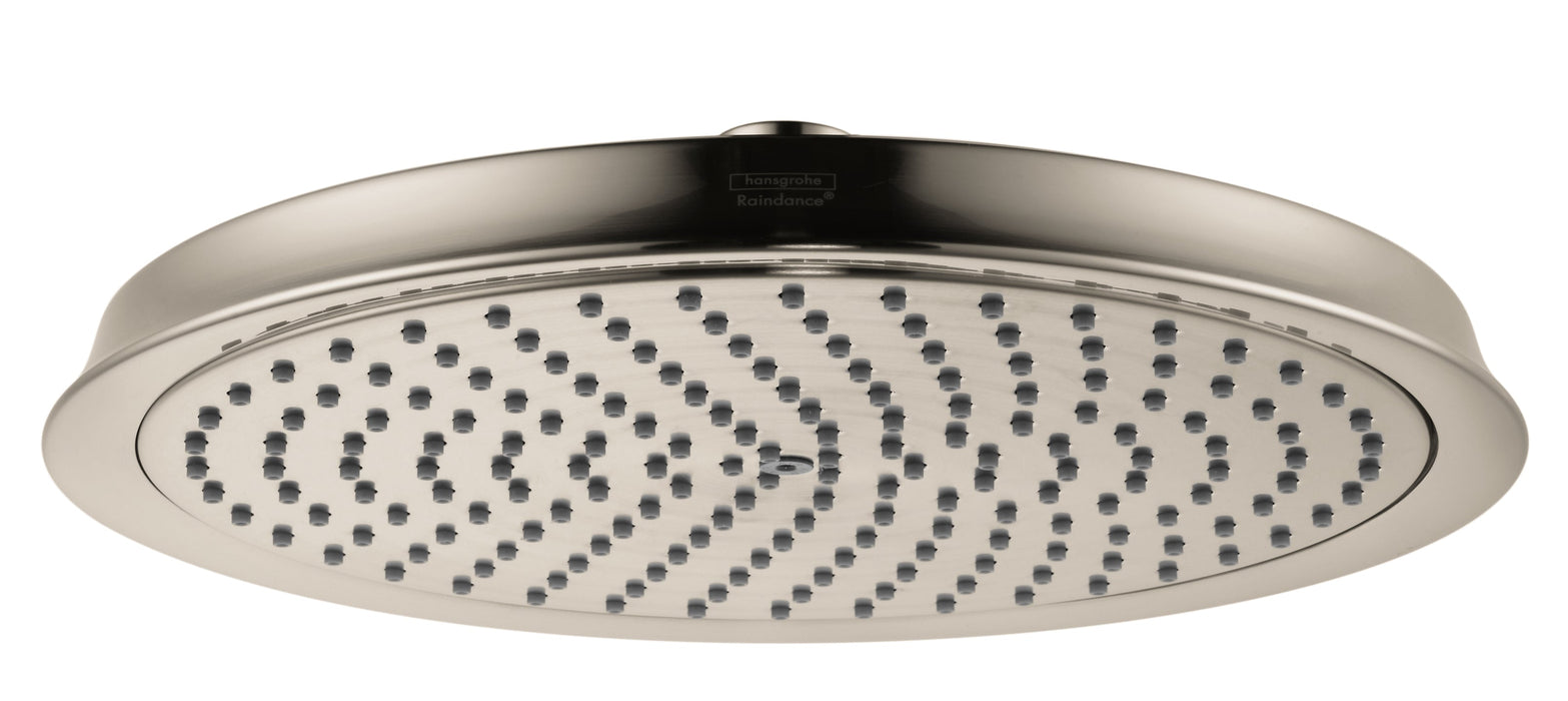 hansgrohe Raindance Classic Showerhead 240 1-Jet, 1.75 GPM, brushed nickel - view 2