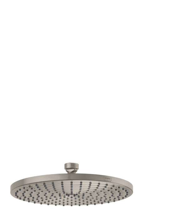 hansgrohe Raindance S Showerhead 240 1-Jet PowderRain, 2.5 GPM, brushed nickel
