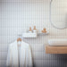 hansgrohe WallStoris Wall Bar, 20", matte white - view 2