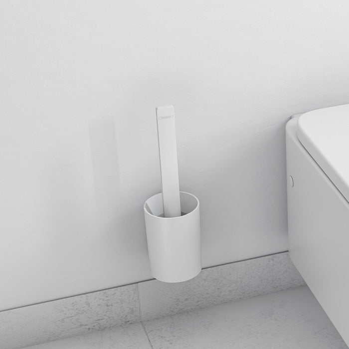 hansgrohe WallStoris Toilet Brush Holder, matte white - view 2
