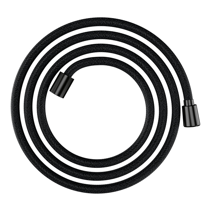 hansgrohe DesignFlex Textile Handshower Hose, 80", brushed black chrome