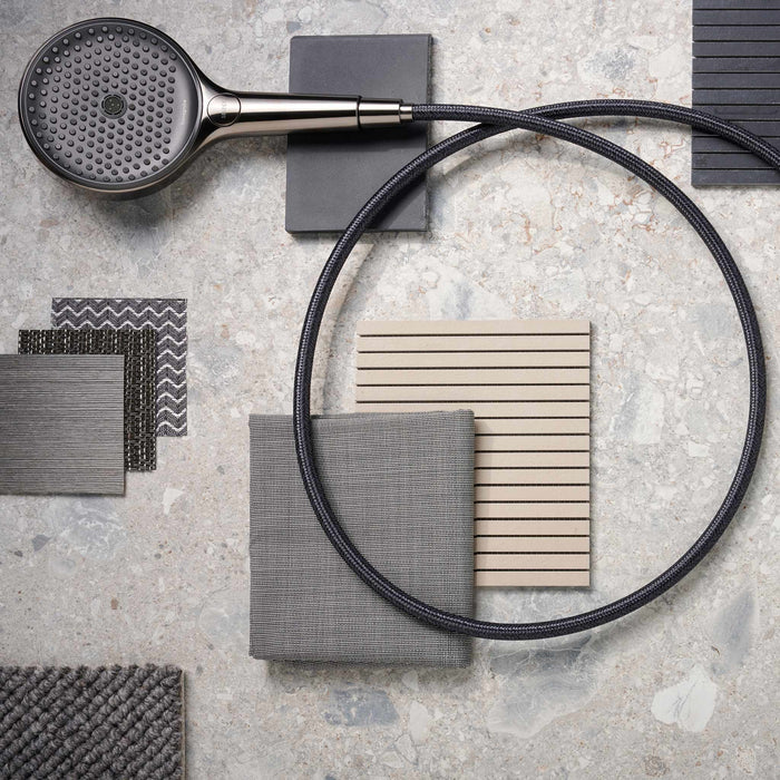 hansgrohe DesignFlex Textile Handshower Hose, 80", brushed black chrome - view 6
