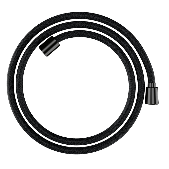 hansgrohe DesignFlex Textile Handshower Hose, 63", brushed black chrome