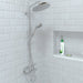 hansgrohe Raindance Classic Showerhead 240 1-Jet, 2.5 GPM, brushed nickel - view 4