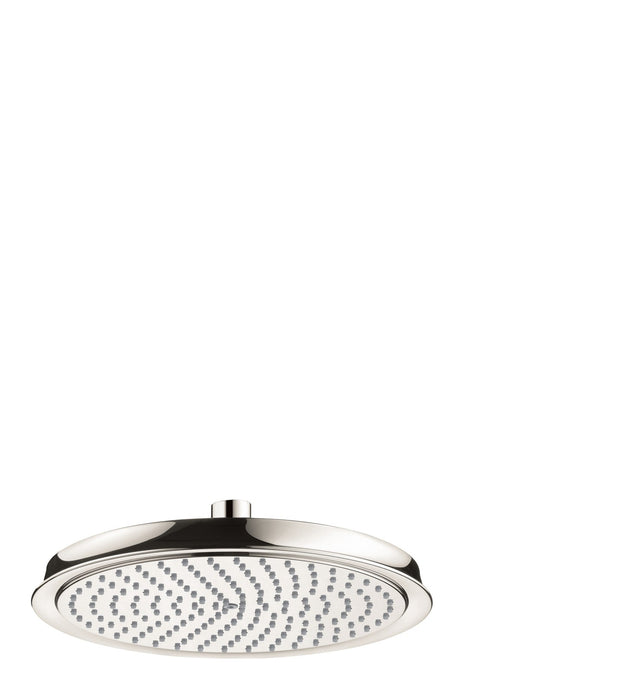 hansgrohe Raindance Classic Showerhead 240 1-Jet, 2.5 GPM, polished nickel