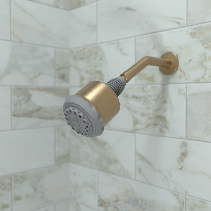 hansgrohe Clubmaster Showerhead 3-Jet, 2.5 GPM, brushed bronze - view 2