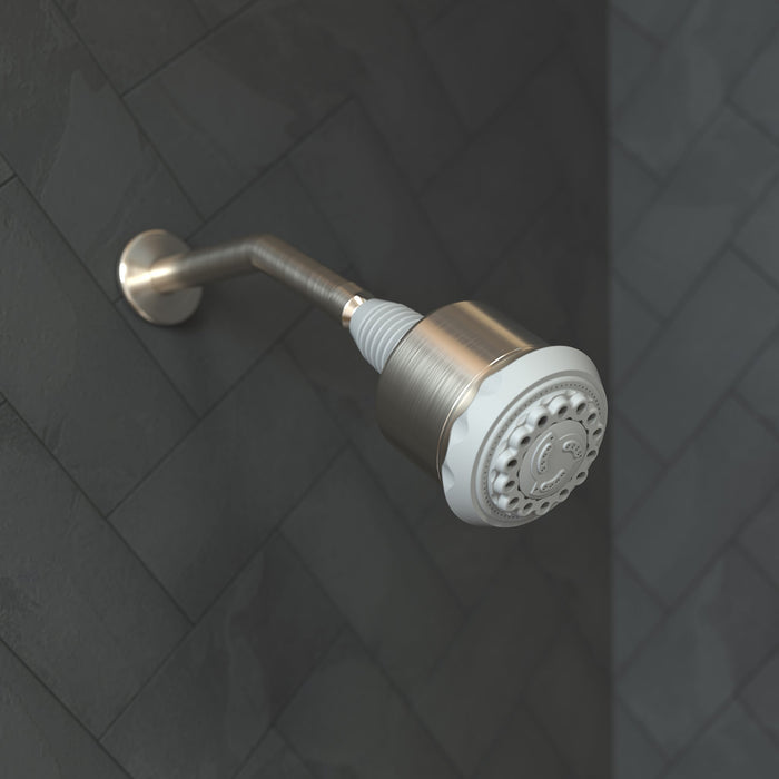 hansgrohe Clubmaster Showerhead 3-Jet, 2.5 GPM, brushed nickel - view 2