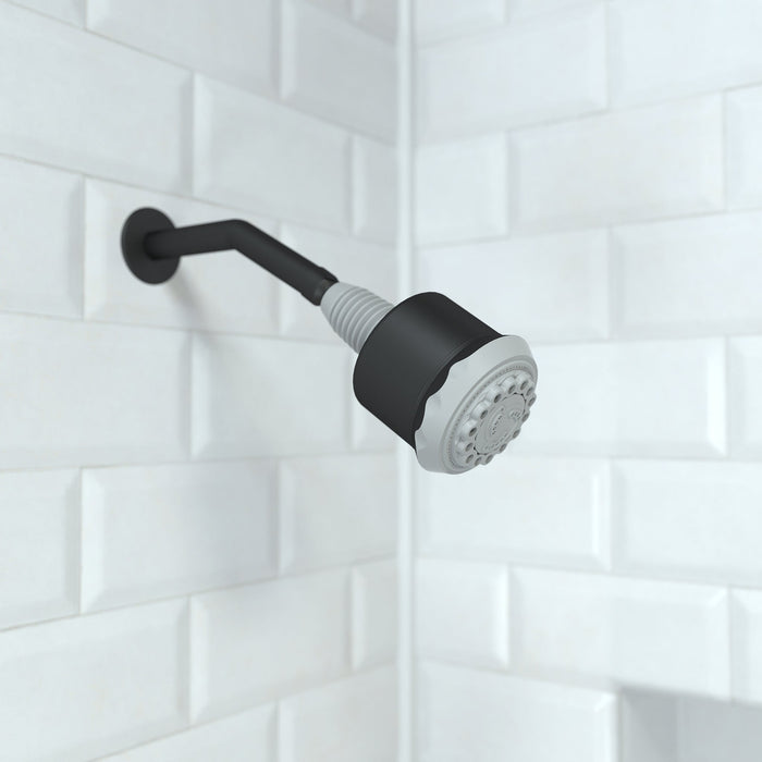 hansgrohe Clubmaster Showerhead 3-Jet, 2.5 GPM, matte black - view 2