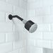 hansgrohe Clubmaster Showerhead 3-Jet, 2.5 GPM, matte black - view 2