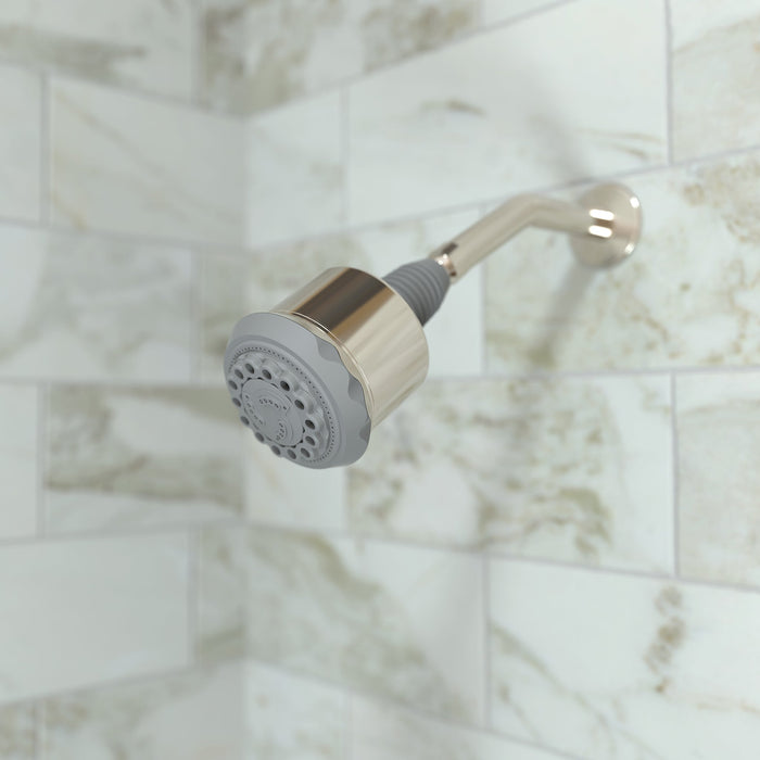 hansgrohe Clubmaster Showerhead 3-Jet, 2.5 GPM, polished nickel - view 2