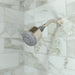 hansgrohe Clubmaster Showerhead 3-Jet, 2.5 GPM, polished nickel - view 2