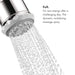 hansgrohe Clubmaster Showerhead 3-Jet, 2.5 GPM, polished nickel - view 6