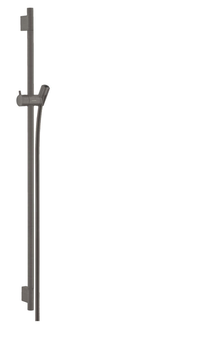 hansgrohe Unica Wallbar S, 36", brushed black chrome