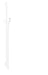 hansgrohe Unica Wallbar S, 36", matte white