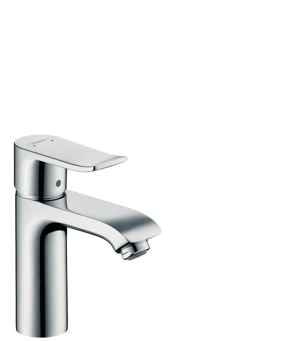 hansgrohe Metris Single-Hole Faucet 110 with Pop-Up Drain, 1.2 GPM, chrome