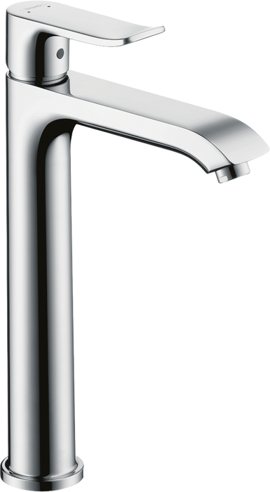 hansgrohe Metris Single-Hole Faucet 200 with Pop-Up Drain, 1.2 GPM, chrome