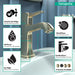hansgrohe Metropol Classic Single-Hole Faucet 110 with Pop-Up Drain, 1.2 GPM, brushed bronze - view 3