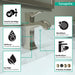 hansgrohe Metropol Classic Single-Hole Faucet 110 with Pop-Up Drain, 1.2 GPM, polished nickel - view 3