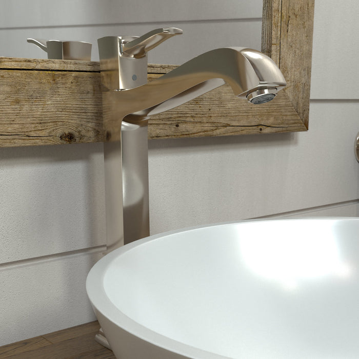 hansgrohe Metropol Classic Single-Hole Faucet 260 with Pop-Up Drain, 1.2 GPM, polished nickel - view 2