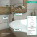 hansgrohe Metropol Classic Single-Hole Faucet 260 with Pop-Up Drain, 1.2 GPM, polished nickel - view 4