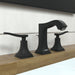 hansgrohe Metropol Classic Widespread Faucet 110 with Lever Handles and Pop-Up Drain, 1.2 GPM, matte black - view 2