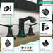 hansgrohe Metropol Classic Widespread Faucet 110 with Lever Handles and Pop-Up Drain, 1.2 GPM, matte black - view 3