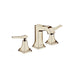 hansgrohe Metropol Classic Widespread Faucet 110 with Lever Handles and Pop-Up Drain, 1.2 GPM, polished nickel