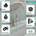 hansgrohe Focus Single-Hole Faucet 240 with Swivel Spout and Pop-Up Drain, 1.2 GPM, brushed nickel - view 3