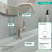 hansgrohe Focus Single-Hole Faucet 240 with Swivel Spout and Pop-Up Drain, 1.2 GPM, brushed nickel - view 4