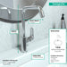 hansgrohe Focus Single-Hole Faucet 240 with Swivel Spout and Pop-Up Drain, 1.2 GPM, chrome - view 4