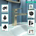 hansgrohe Metropol Single-Hole Faucet 110 with Lever Handle and Pop-Up Drain, 1.2 GPM, brushed bronze - view 3