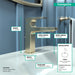 hansgrohe Metropol Single-Hole Faucet 110 with Lever Handle and Pop-Up Drain, 1.2 GPM, brushed bronze - view 4
