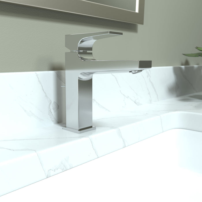 hansgrohe Metropol Single-Hole Faucet 110 with Lever Handle and Pop-Up Drain, 1.2 GPM, chrome - view 2