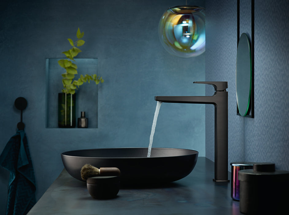 hansgrohe Metropol Single-Hole Faucet 260 with Lever Handle, 1.2 GPM, brushed black chrome - view 2