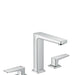 hansgrohe Metropol Widespread Faucet 160 with Lever Handles, 1.2 GPM, chrome