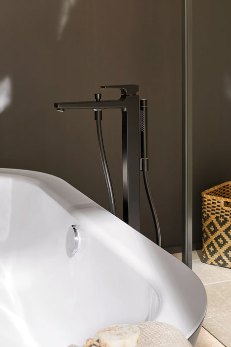 hansgrohe Metropol Freestanding Tub Filler Trim with Lever Handle and 1.75 GPM Handshower