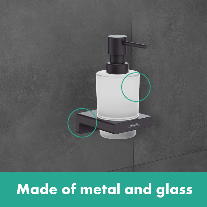 hansgrohe AddStoris Liquid soap dispenser, matte black - view 2