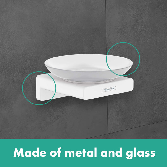 hansgrohe AddStoris Soap dish, matte black - view 2