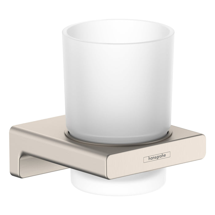 hansgrohe AddStoris Tumbler, brushed nickel