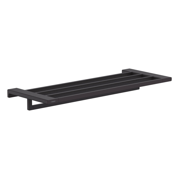 hansgrohe AddStoris Towel Rack with Towel Bar, matte black