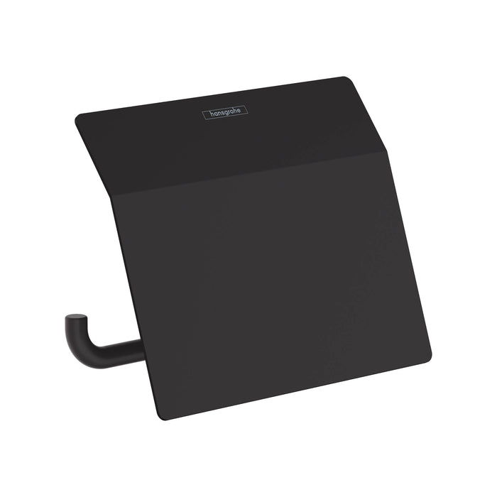 hansgrohe AddStoris Toilet Paper Holder with Cover, matte black
