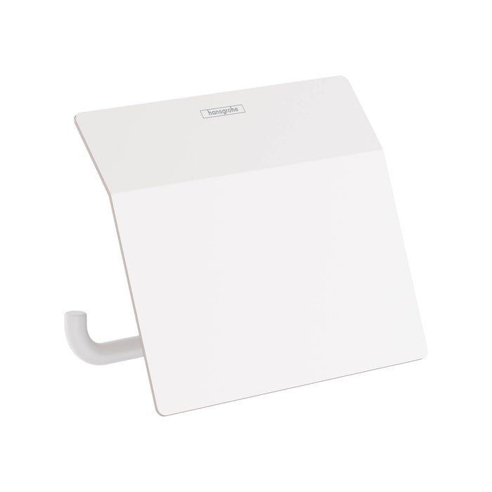 hansgrohe AddStoris Toilet Paper Holder with Cover, matte white
