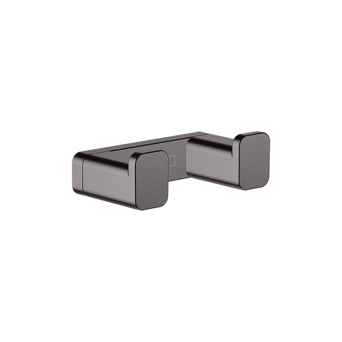 hansgrohe AddStoris Double Hook, brushed black chrome