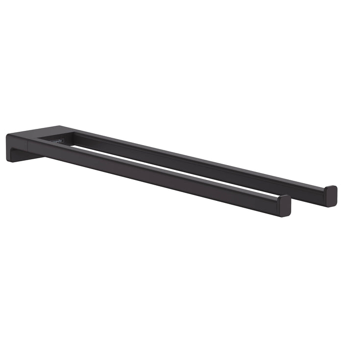 hansgrohe AddStoris Dual Towel Bar, matte black