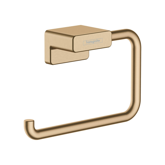 hansgrohe AddStoris Toilet Paper Holder without Cover, brushed bronze