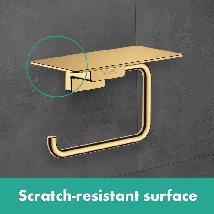hansgrohe AddStoris Toilet Paper Holder with Shelf