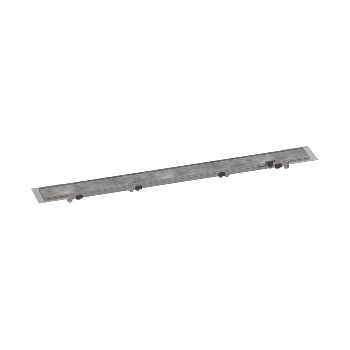 hansgrohe RainDrain Rock Trim Flex 27 5/8" Cut to Size and Tileable, nature stone